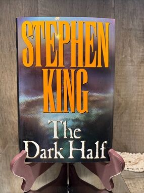 The Dark Half - Stephen King (1989 1st Edition HC w/ Dust Jacket) Vtg 80s Horror